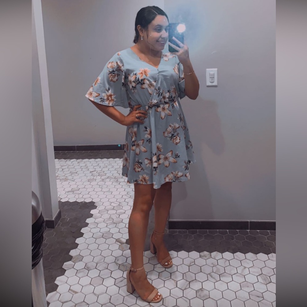 Mine Blue floral dress